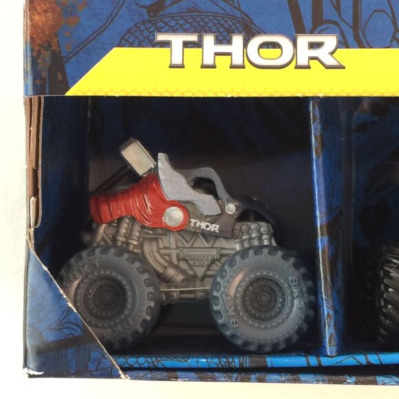 Monster Jam Mini Trucks Marvel Thor Black Panther Iron Man Series 1 New - Picture 2 of 8